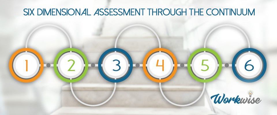 Six Dimensional Assessment Through the Continuum