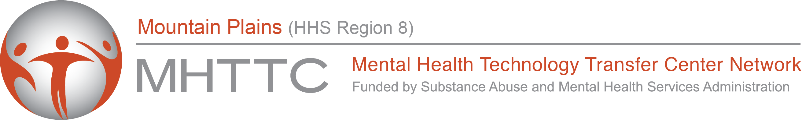 Mountain Plains (HHS Region 8) Mental Heath Technology Transfer Center Logo.